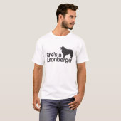 Ze is een Leonbergers T-shirt (Voorkant volledig)