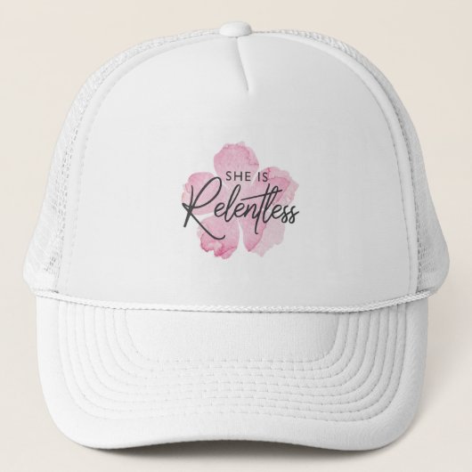 Ze is een onophoudelijke Trucker Hat Pet (Voorkant)
