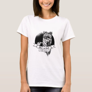 Ze is een slechte alpaca moeder t-shirt