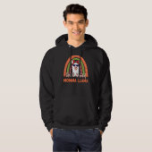 Ze is een slechte mama lama regenboog mama Moederd Hoodie (Voorkant volledig)