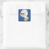 Ze is een Star Mode Retro Style Classic Sticker (Tas)