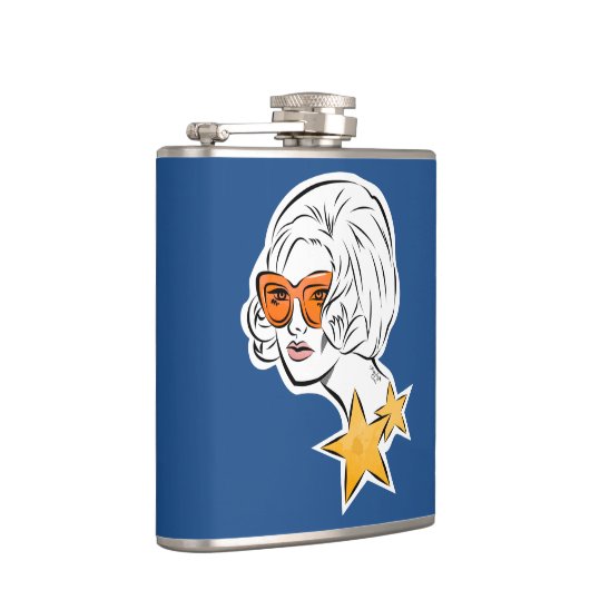 Ze is een Star Retro-stijl Heupfles (Rechts)