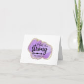 Ze is een sterke blanco Kaart (Voorkant)