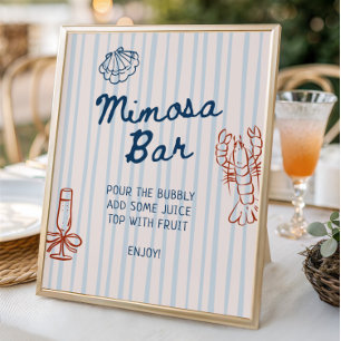 Ze is een te downloaden Mimosa bar Poster
