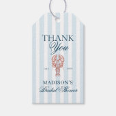 Ze is een vangst Lobster Bruidsuitnodiging Cadeaulabel (Voorkant)