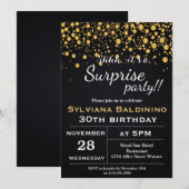 ZE IS EEN VERRASSENDE PARTIJ!.. BIRTHDAY INVITATIE KAART (Voorkant / Achterkant)