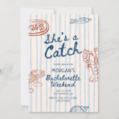 Ze is een vrijgezellenmeisje aan de kust kaart (Voorkant)