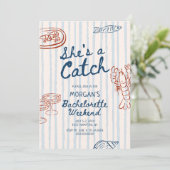 Ze is een vrijgezellenmeisje aan de kust kaart (Staand voorkant)