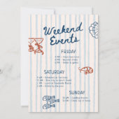 Ze is een vrijgezellenmeisje aan de kust kaart (Achterkant)