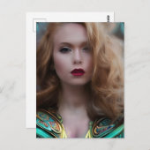 Ze is een Warrior Briefkaart (Voorkant / Achterkant)