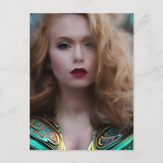 Ze is een Warrior Briefkaart (Voorkant)