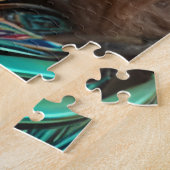 Ze is een Warrior Jigzaag Puzzle Legpuzzel (Zijkant)