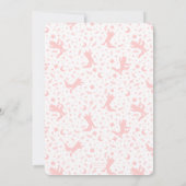 Ze is een Wilde 1 - 1e verjaardag kroonroze Kaart (Achterkant)