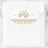 Ze is een Wilde Een Eerste Dag Dank jullie Sticker (Tas)