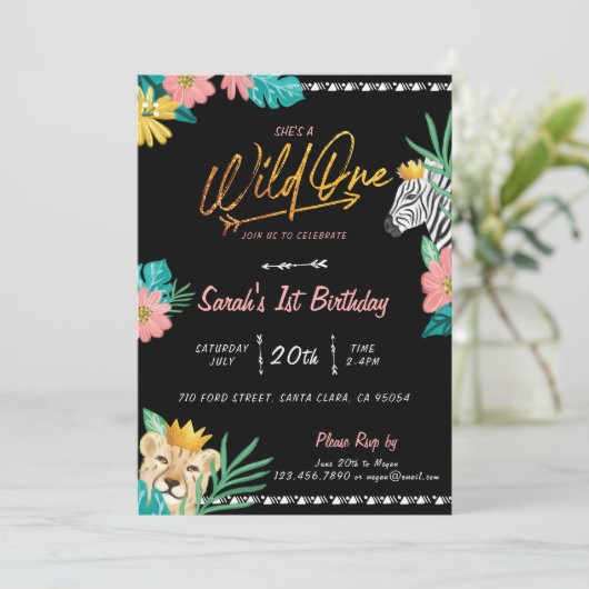 Ze is een wilde eentropische Oerwoud. Kaart (Staand voorkant)