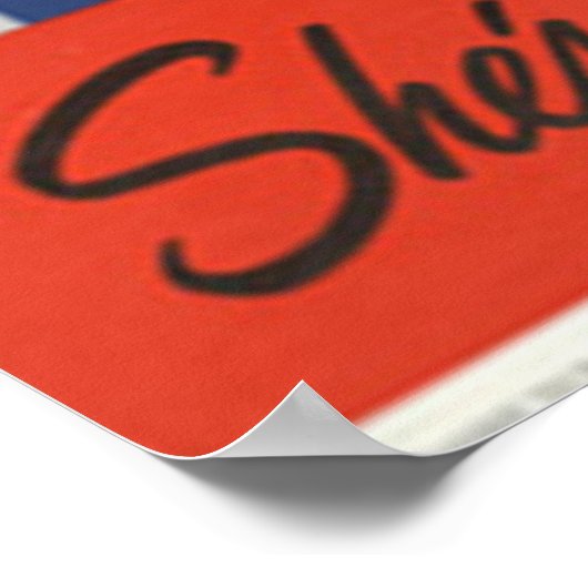 Ze is een WOW Poster (Hoek)