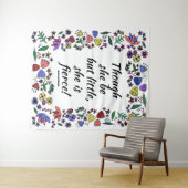 Ze is Fierce Large Wandkleed (In Situ (horizontaal))