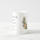 Ze is Fierce Sassy Shakespeare Quote Porselein Kop (Voorkant)