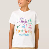 Ze is Fierce Shakespeare T-shirt (Voorkant)