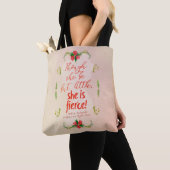 Ze is Fierce Tote Bag (Dichtbij)