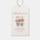 Ze is "Fresh Off The Market" Bruidsmeisjesfeestje Cadeaulabel (Voorkant)