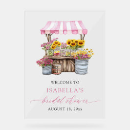 Ze is Fresh Off the Market Vrijgezellenfeest Welko Acryl Bord