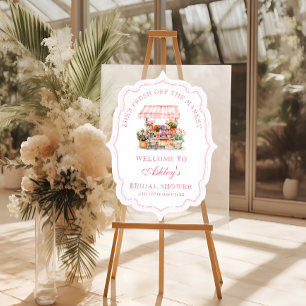 Ze is Fresh Off the Market Vrijgezellenfeest Welko Acryl Bord