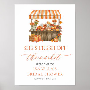 Ze is Fresh Off the Market Vrijgezellenfeest Welko Poster