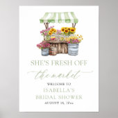 Ze is Fresh Off the Market Vrijgezellenfeest Welko Poster (Voorkant)