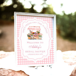 Ze is Fresh Off the Market Vrijgezellenfeest Welko Poster