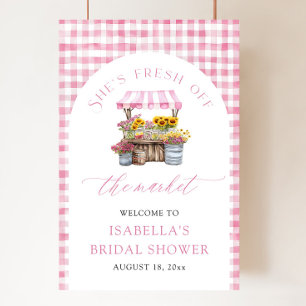 Ze is Fresh Off the Market Vrijgezellenfeest Welko Poster