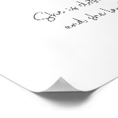 Ze is gekleed in posters muurkunst (Hoek)