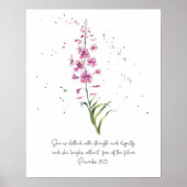 Ze is gekleed in posters muurkunst (Voorkant)