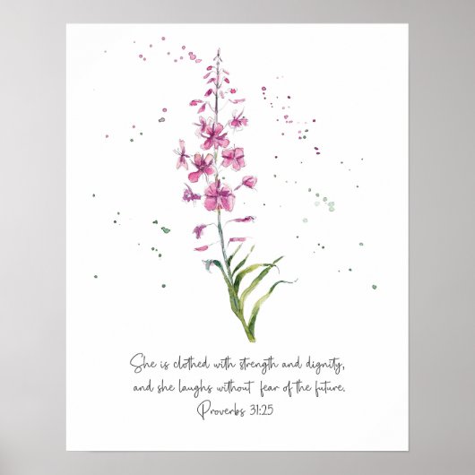 Ze is gekleed in posters muurkunst (Voorkant)