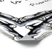 Ze is gekleed met kracht en waardigheid poster (Hoek)