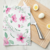 Ze is gekleed met kracht en waardigheid theedoek (Quarter Fold)