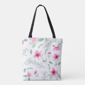 Ze is gekleed met kracht en waardigheid tote bag (Achterkant)