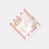 Ze is gemaakt van aangepast papier (stripe) servet (Hoek)