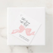 Ze is getrouwd Boog Bruidsfeest Dank je wel Bedankjes Labels (In situ)