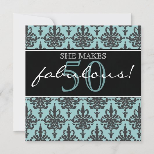 Ze is geweldig! Birthday Party Invitation Kaart (Voorkant)