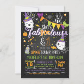 Ze is geweldig en één dag uitnodiging - Blk (Voorkant)