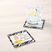 "Ze is gewoon ALLEMAAL praten en NO Tiara!" Kartonnen Onderzetters (Insitu)