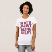 Ze is gewoon Miley T-Shirt. T-shirt (Voorkant volledig)