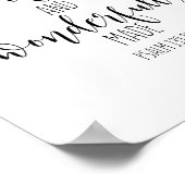 Ze is goed en waanzinnig gemaakt, psalm 139:1 poster (Hoek)