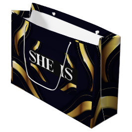 ZE IS HAAR EIGEN BAAS Luxe Gift Bag Groot Cadeauzakje
