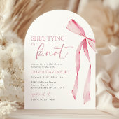 Ze is het binden van de knoop Coquette Bow Vrijgez Kaart