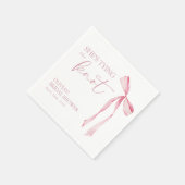 Ze is het binden van de knoop Coquette Bow Vrijgez Servet (Hoek)