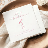 Ze is het binden van de knoop Coquette Bow Vrijgez Servet