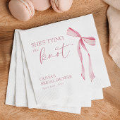 Ze is het binden van de knoop Coquette Bow Vrijgez Servet