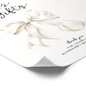 Ze is het binden van de knoop Kaarten & geschenken Poster (Hoek)